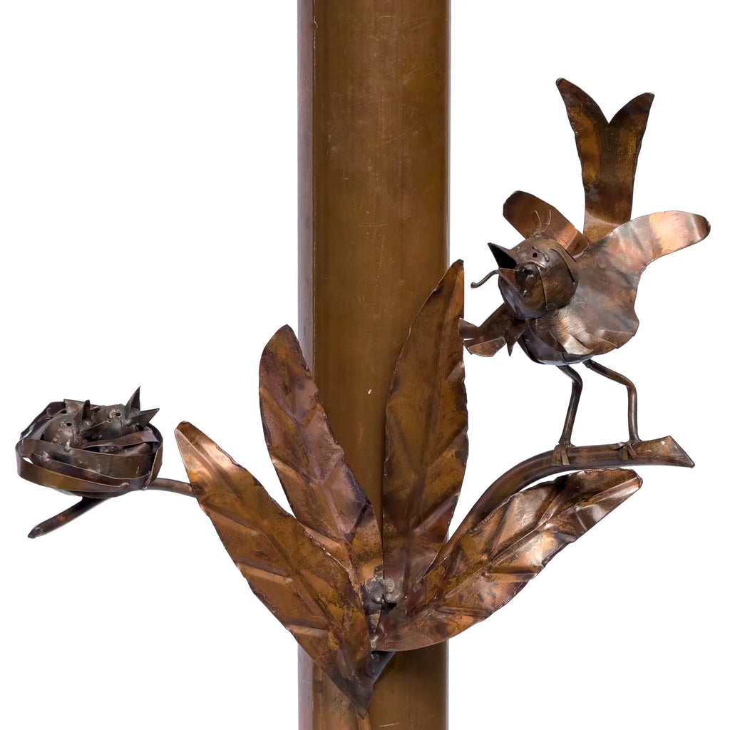 Fallrohr-Skulptur "Vogelnest"