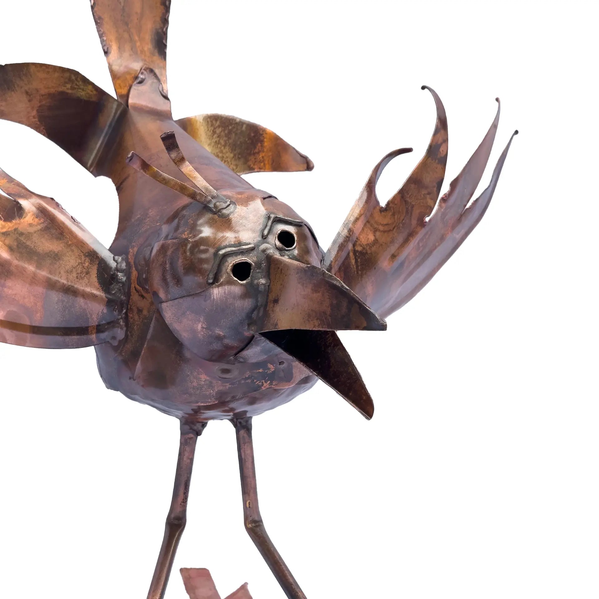 Dachrinnenfigur "Rabe Fridolin"