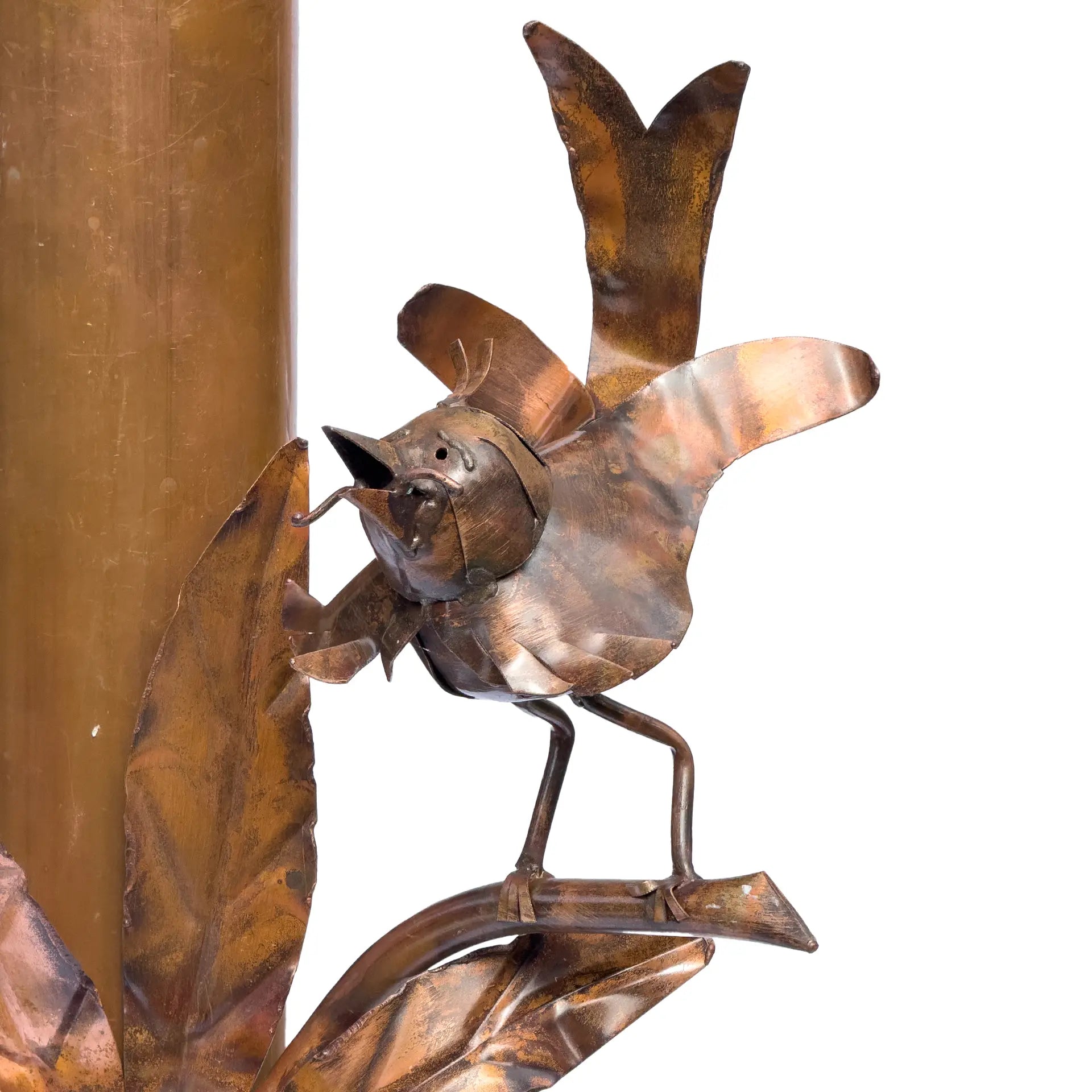 Fallrohr-Skulptur "Vogelnest"