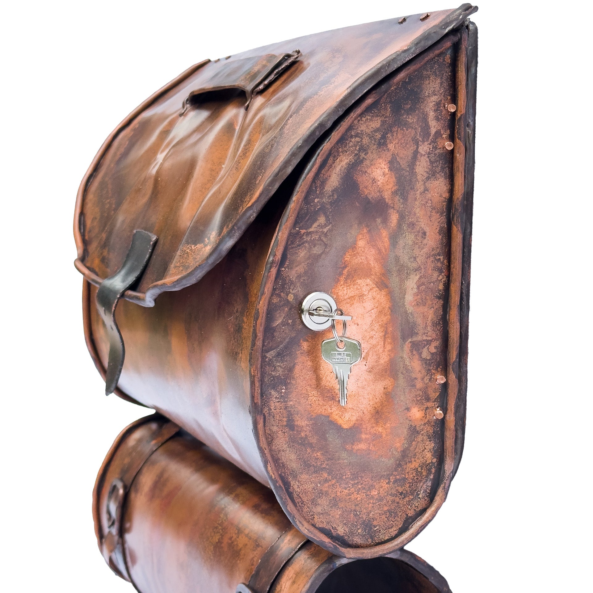 Briefkasten mit Zeitungsrolle