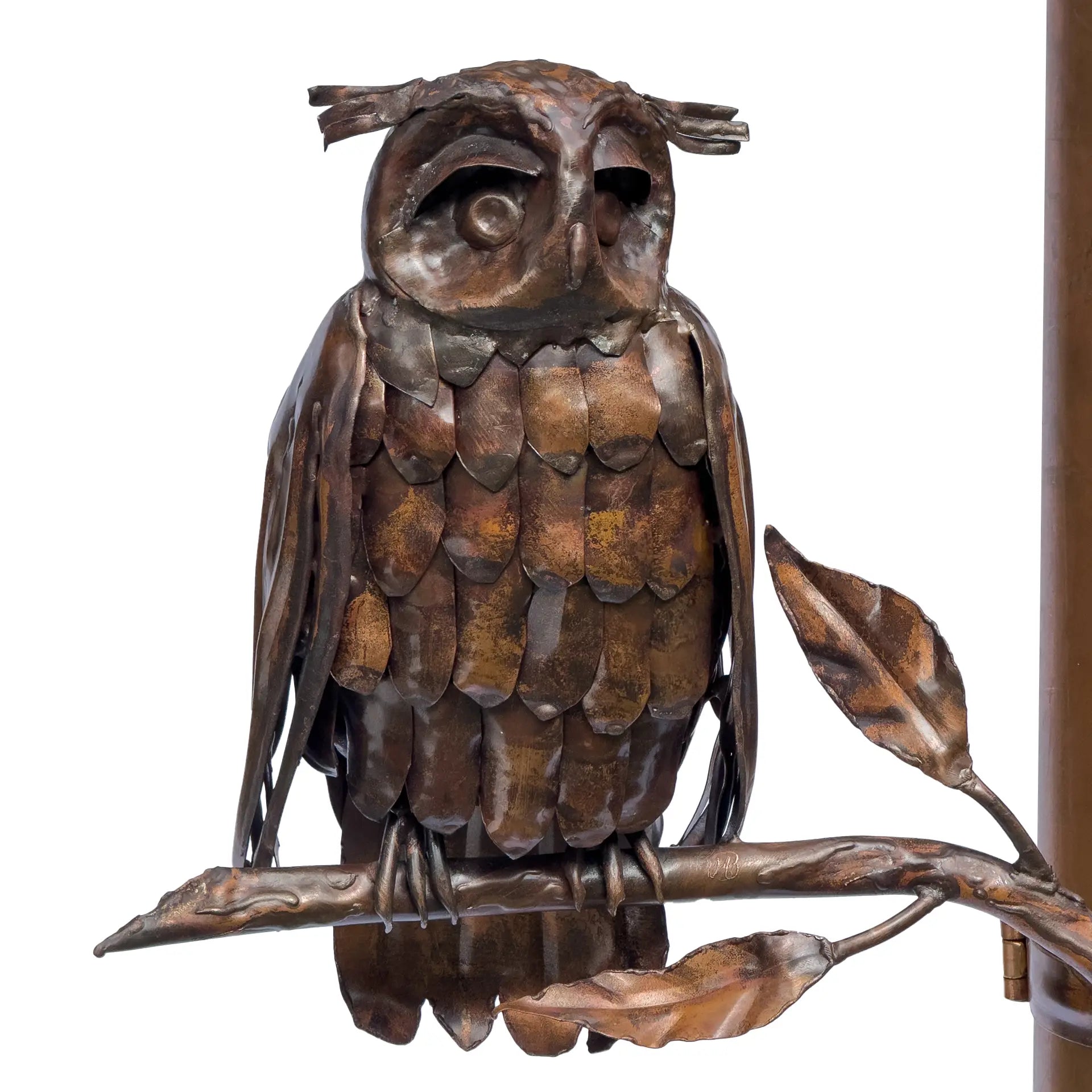 Fallrohr-Skulptur "Eule"